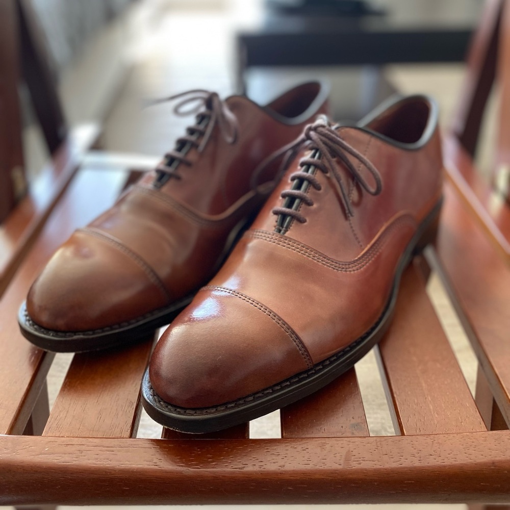 Allen Edmonds Marbled Chili Park Avenue 7E
